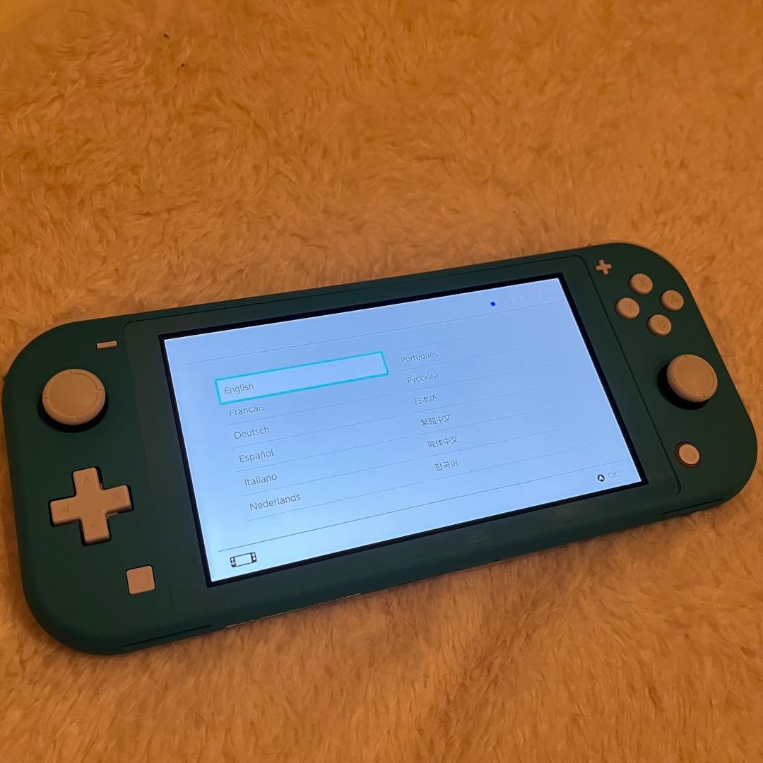 【今年4月に新品購入】Nintendo Switch Lite ターコイズ 本体