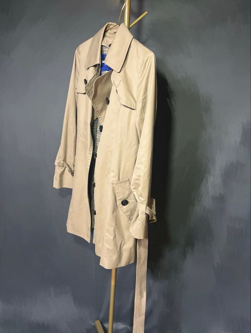 美品 BLUE LABEL CRESTBRIDGEトレンチコート ベージュ40