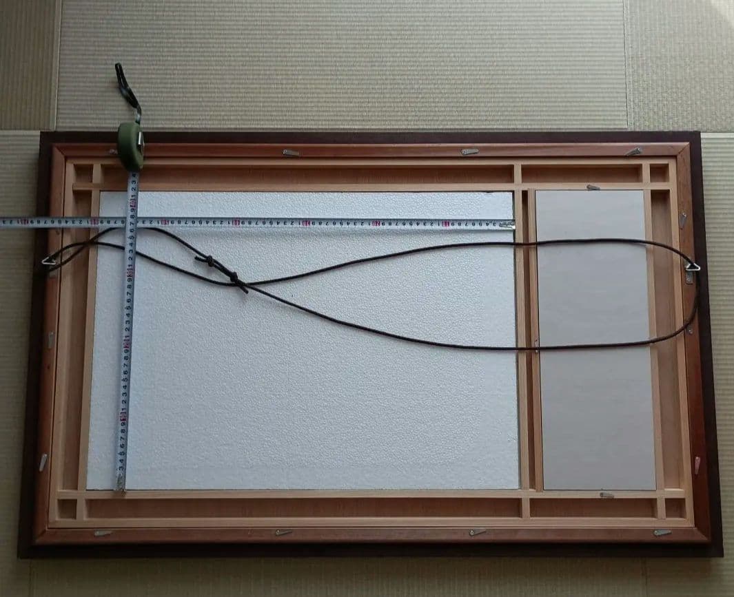 菊紋付き勲章・賞状額。縦約61cm x 横約96cm