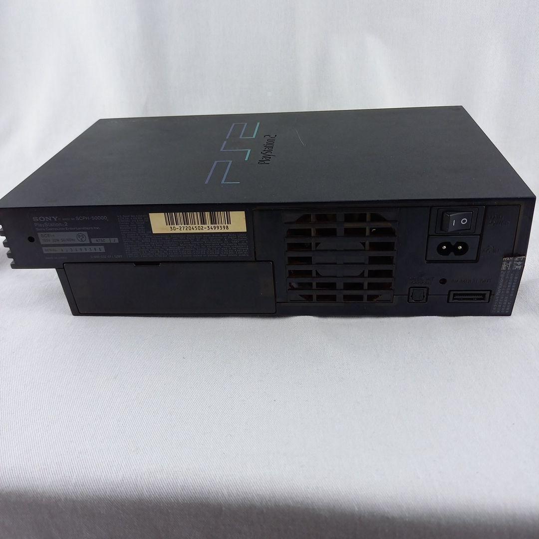【動作確認済】すぐ遊べる PS2 SCPH-50000 ミッドナイトブラック