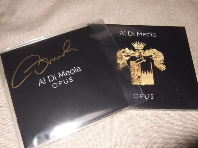 AL DI MEOLA,直筆サイン入り,アル・ディ・メオラ,新品