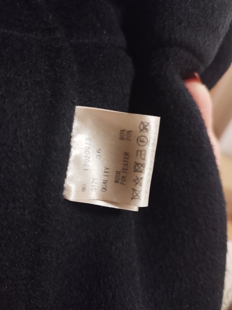 todayful Wool Over Coat ブラック36