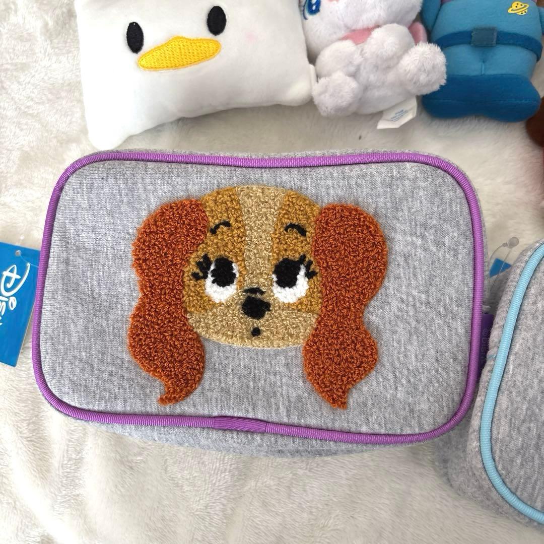 【Disney】キャラクター　ぬいぐるみ　ポーチ　まとめ売り　ミッキー他　45点