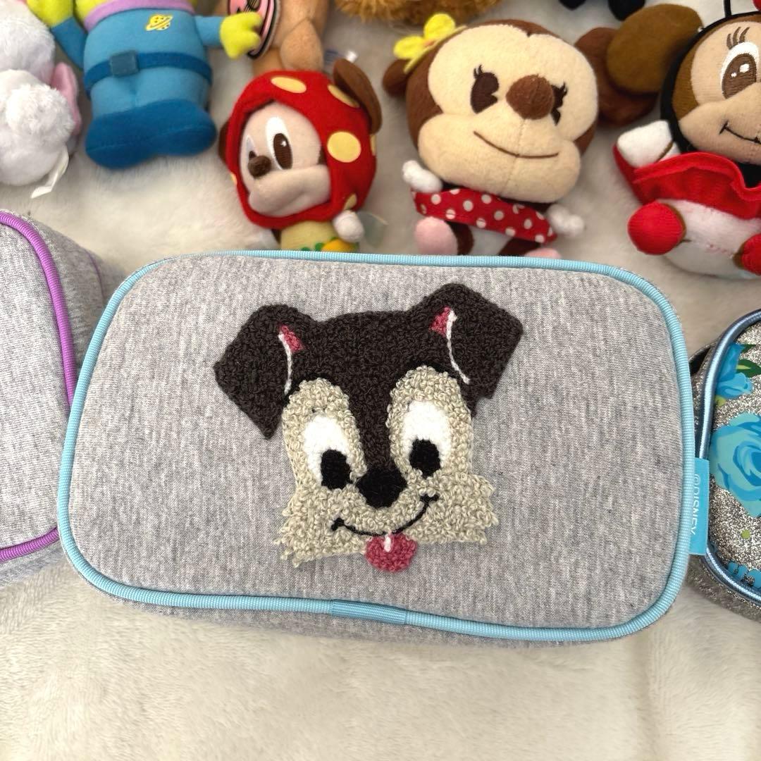 【Disney】キャラクター　ぬいぐるみ　ポーチ　まとめ売り　ミッキー他　45点