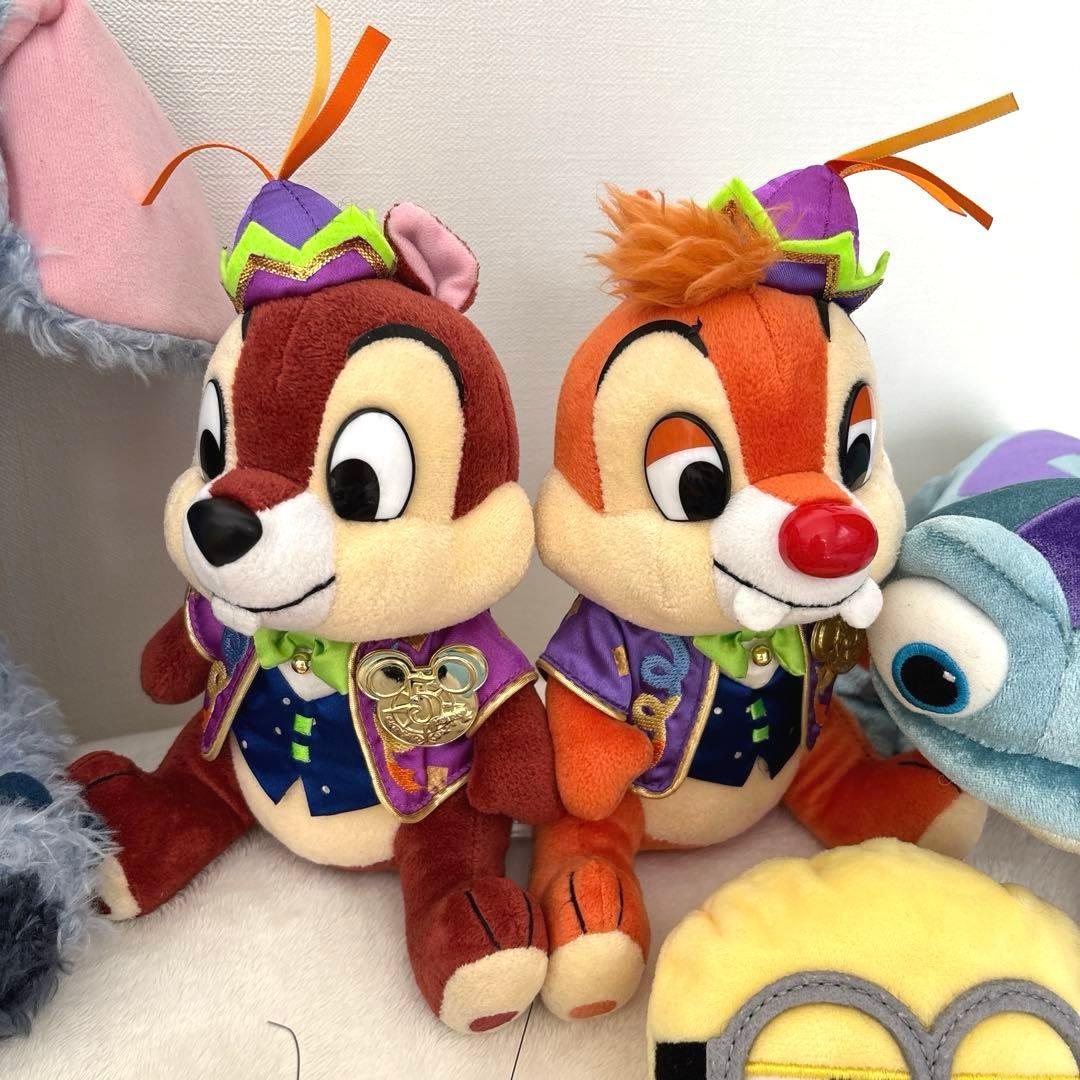 【Disney】キャラクター　ぬいぐるみ　ポーチ　まとめ売り　ミッキー他　45点