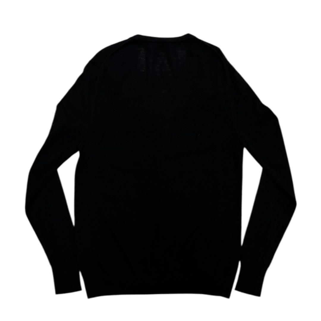 Acne Studios ブラック Vネックカーディガン