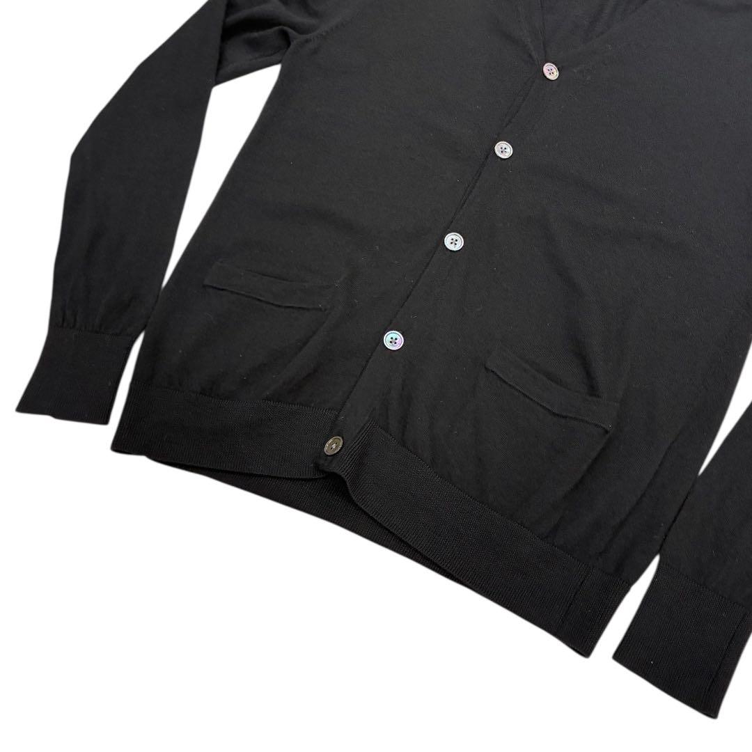 Acne Studios ブラック Vネックカーディガン