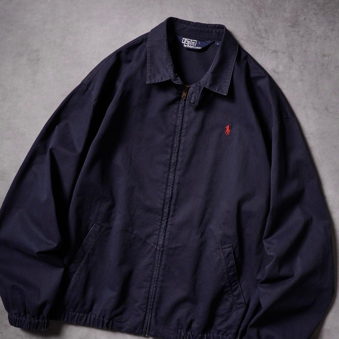 90s Ralph Lauren ドミニカ製 コットンスウィングトップ ネイビー