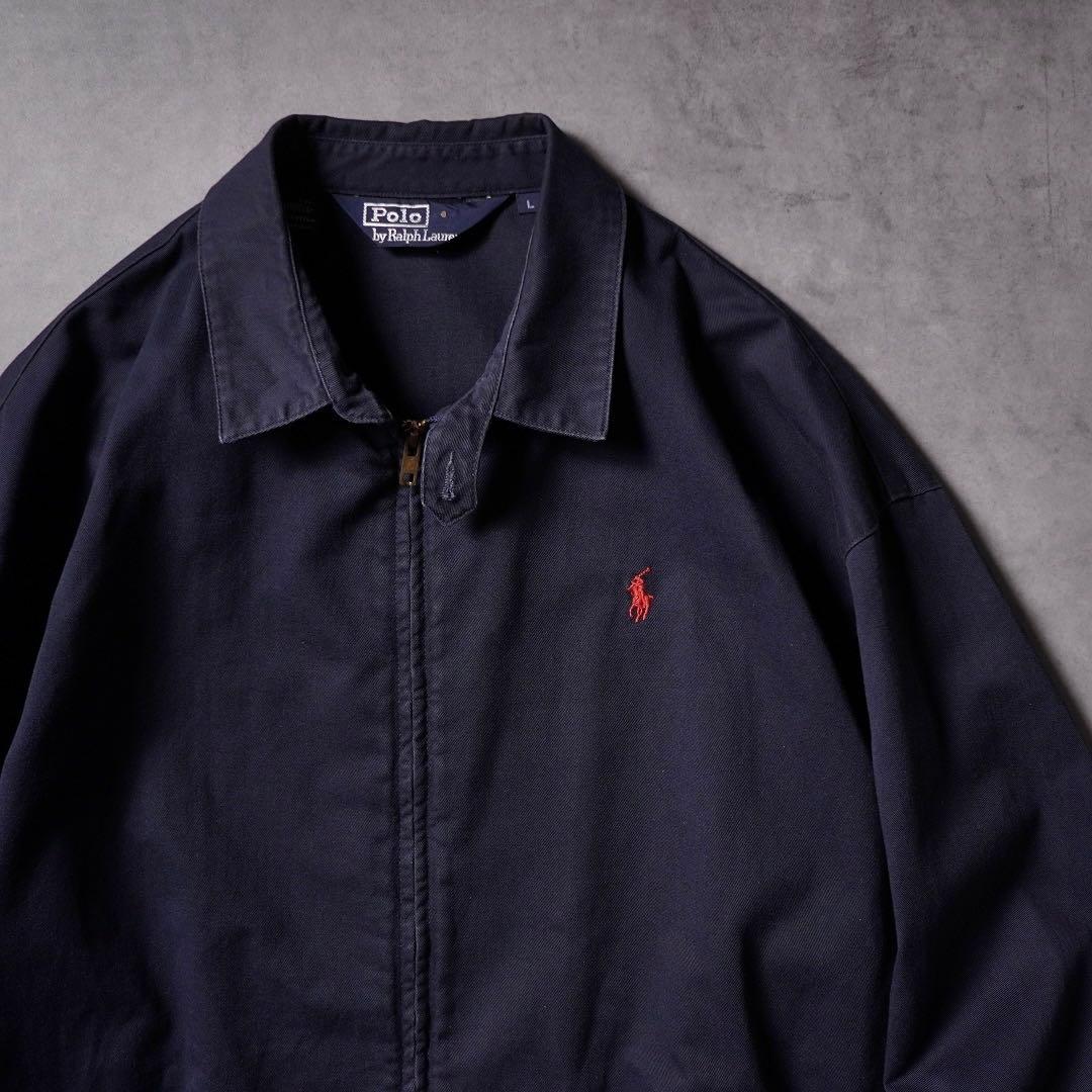 90s Ralph Lauren ドミニカ製 コットンスウィングトップ ネイビー
