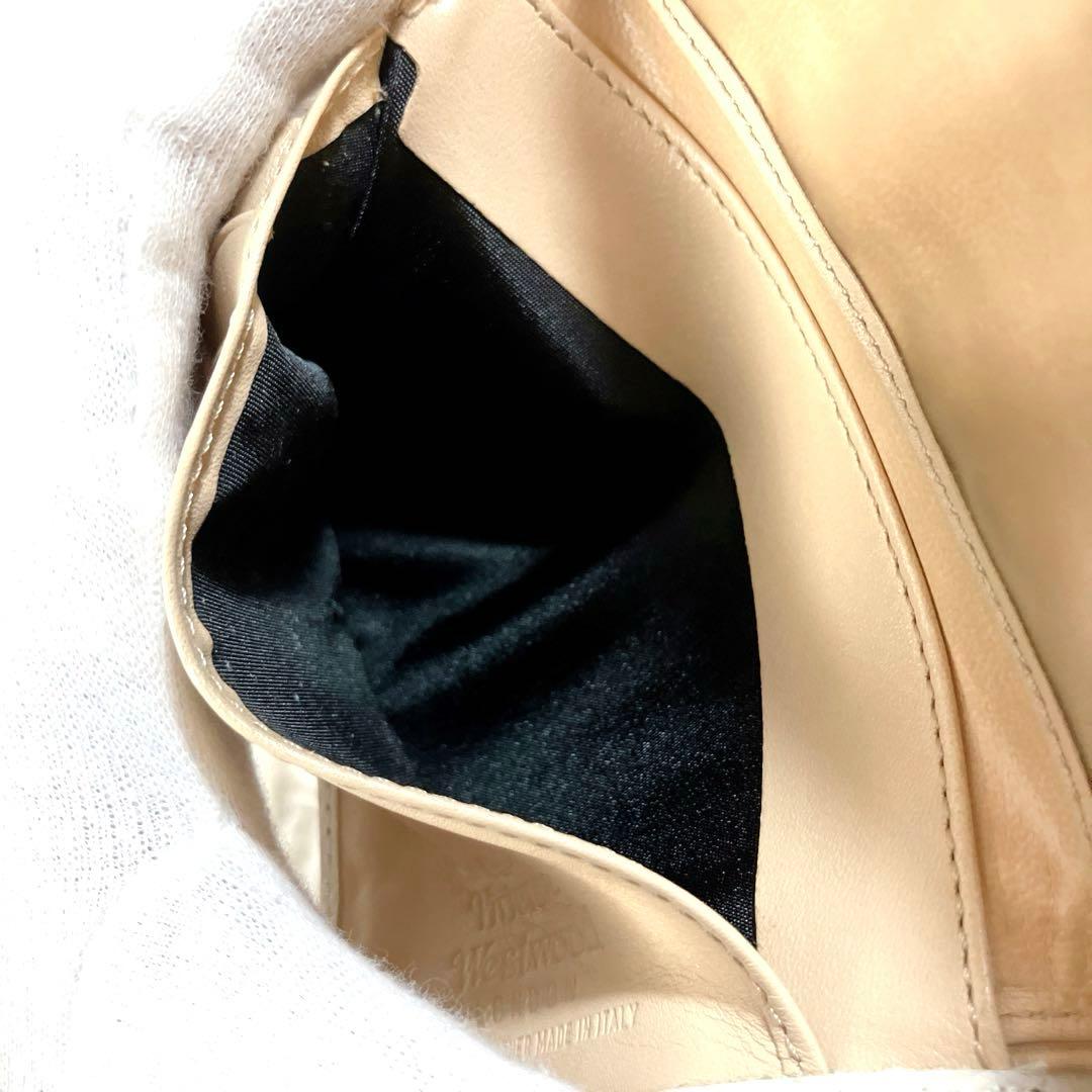 ✨新品 ヴィヴィアンウエストウッド 三つ折り財布 オーブ ベージュ ジャガード