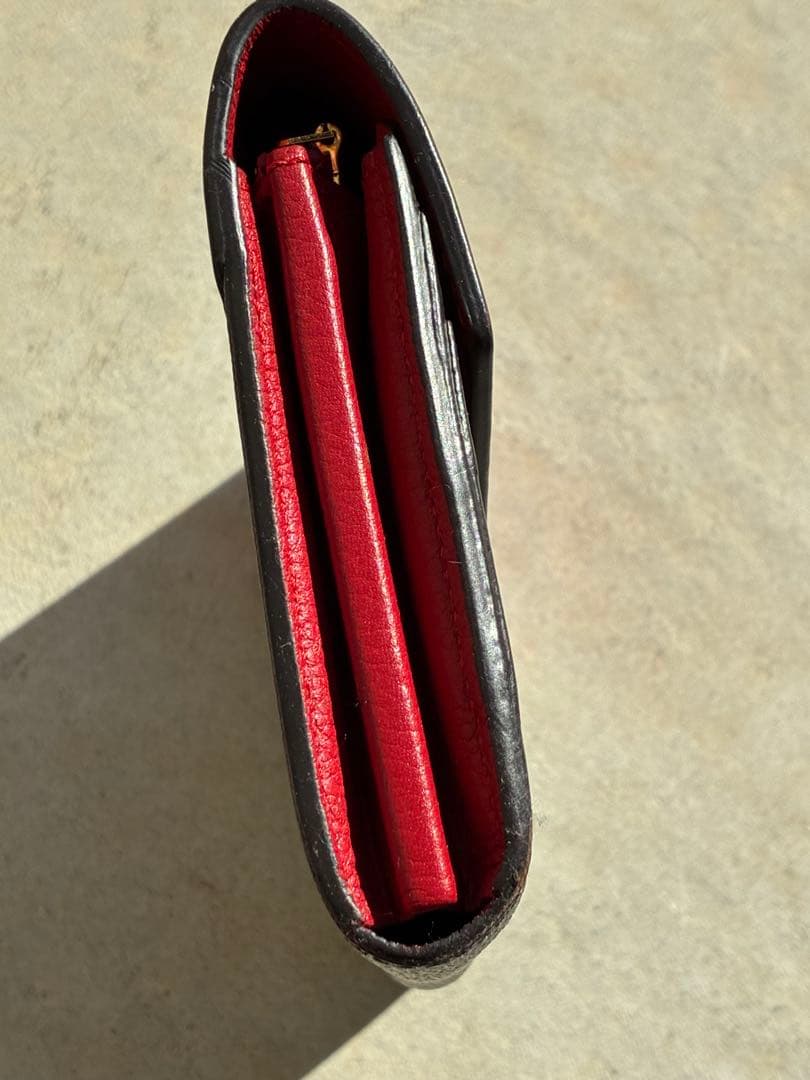 I*e様 ルイヴィトン イニシャル　長財布　赤　モノグラム ポルトフォイユ パラ