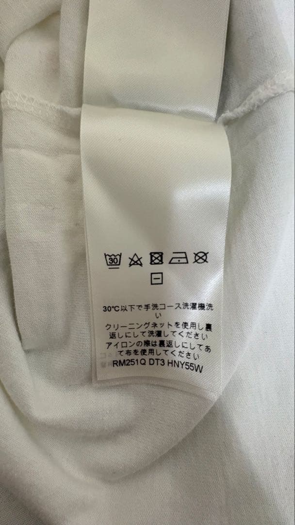 LOUIS VUITTON エンボスLV Tシャツ　ホワイトXXL
