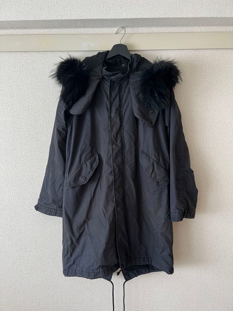 【値下げ】PUBLIC IMAGE　モッズコート　M-51　ブラック