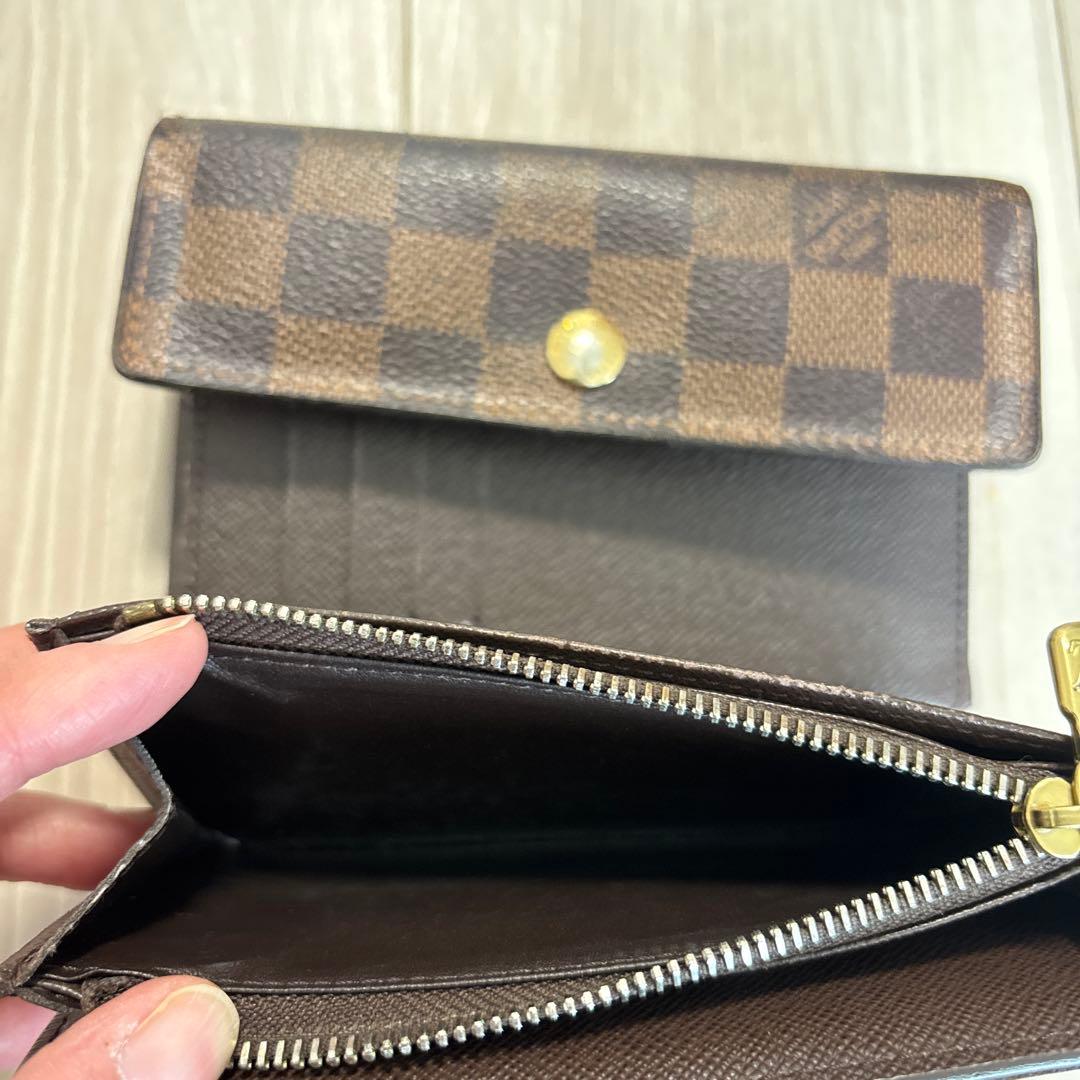 LOUIS VUITTON 三つ折り財布 ダミエ
