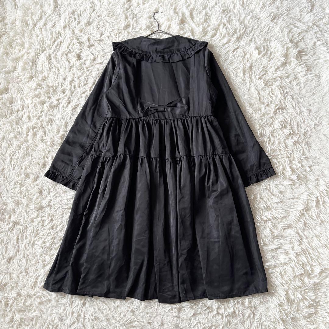 新品 axes femme kawaii ティアードトレンチコート ブラック
