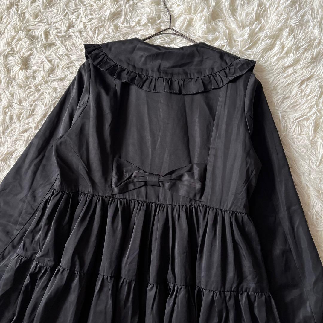 新品 axes femme kawaii ティアードトレンチコート ブラック