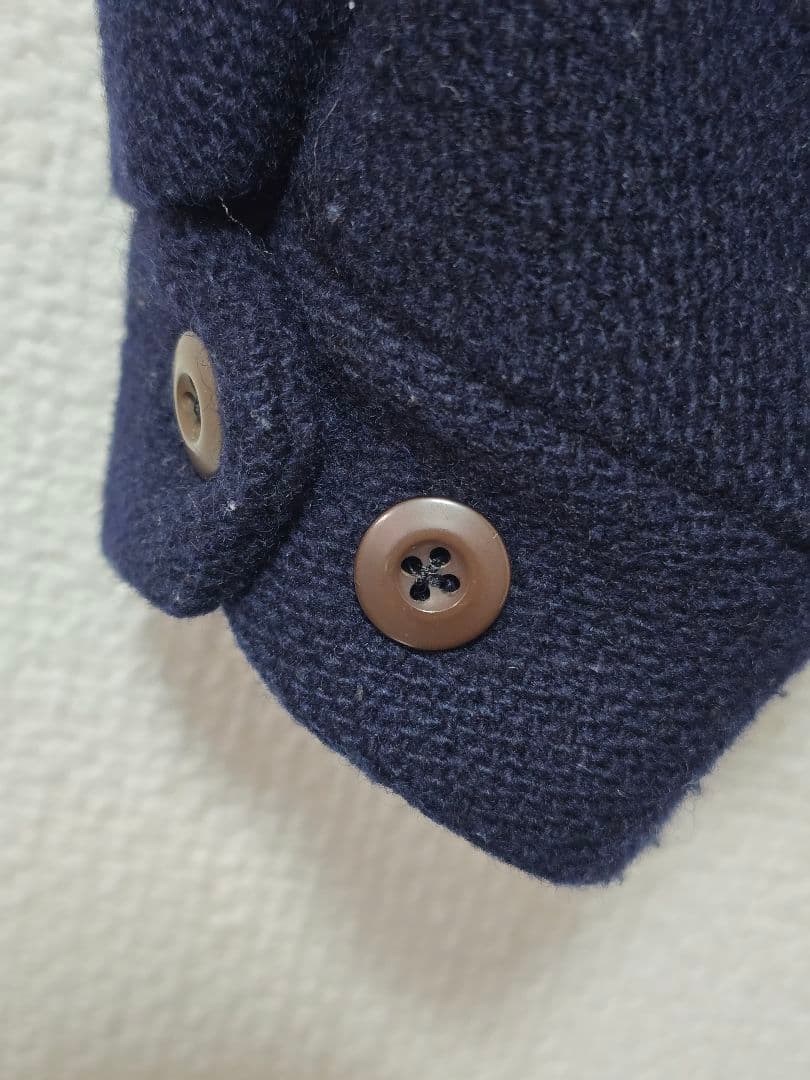 バック刺繍、ウールブルゾン、検/キャリー、ラディアル、クーティー、ショットブロス