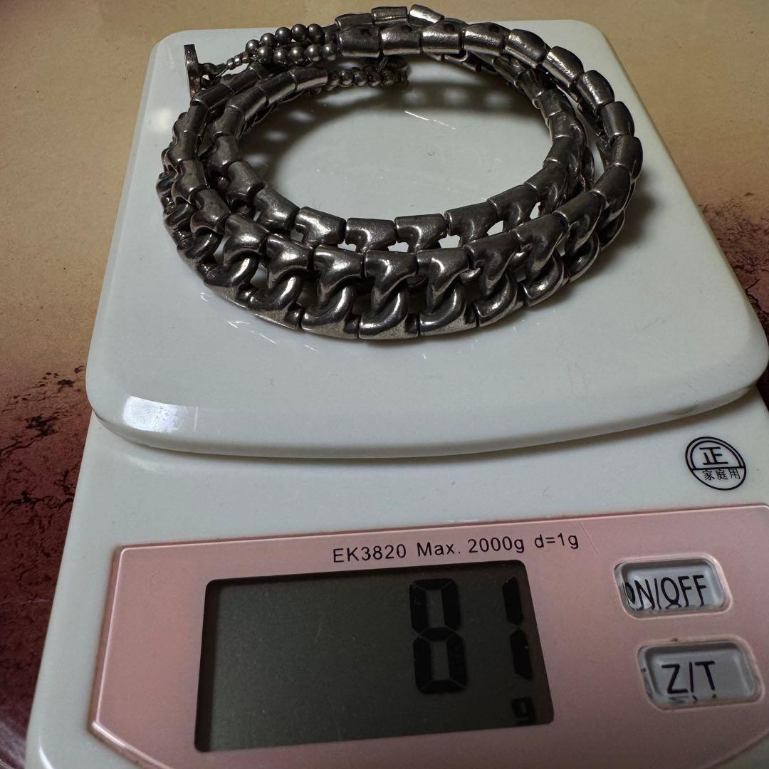 【専用】vintage silver925 蛇骨 chain necklace