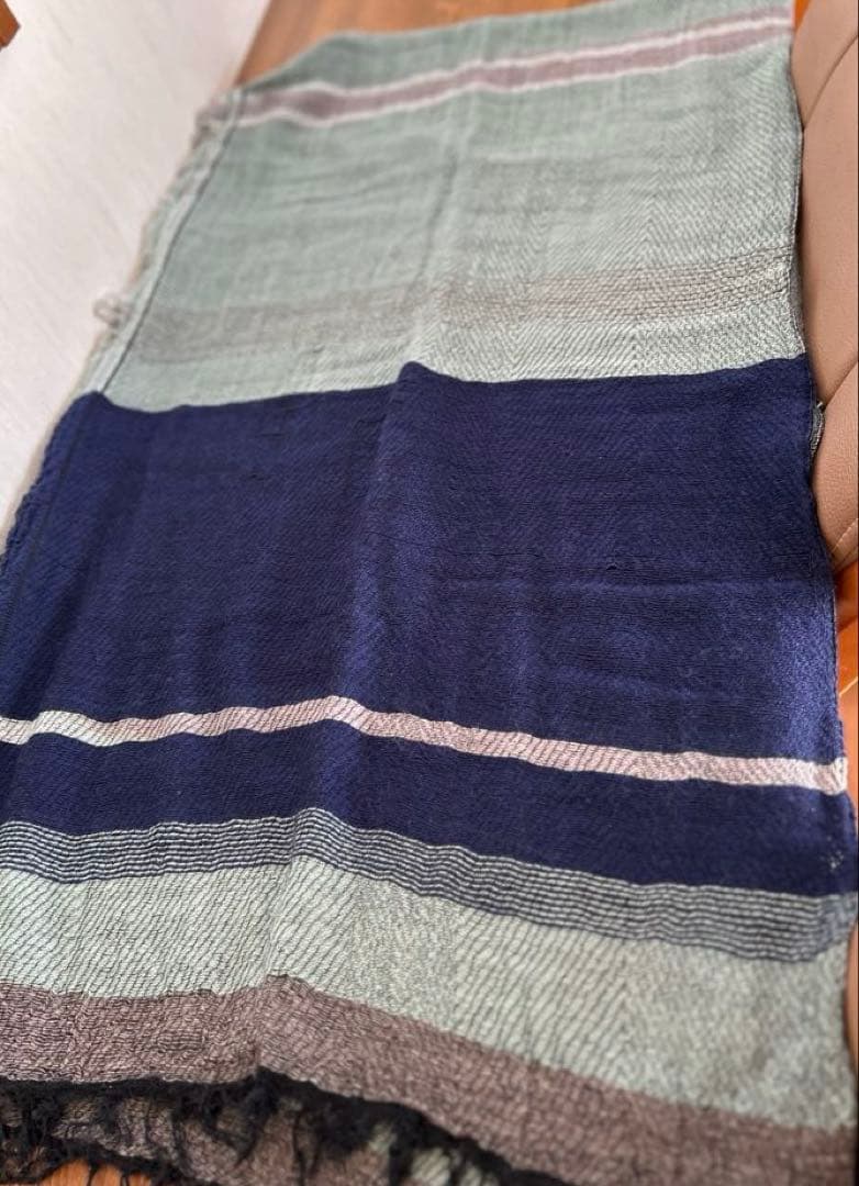 タマキニイメ　 rootsshawl middle ウールストール　未使用品