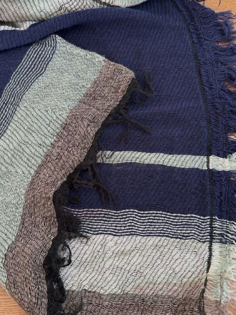 タマキニイメ　 rootsshawl middle ウールストール　未使用品