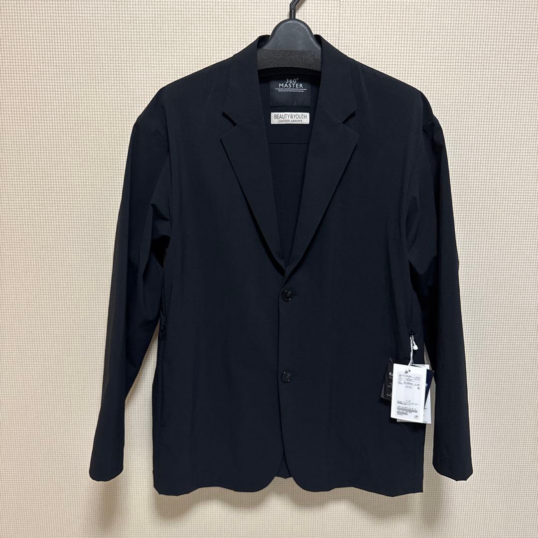 新品 25SS 黒 S 360°MASTER リラックス 2ボタン ジャケット