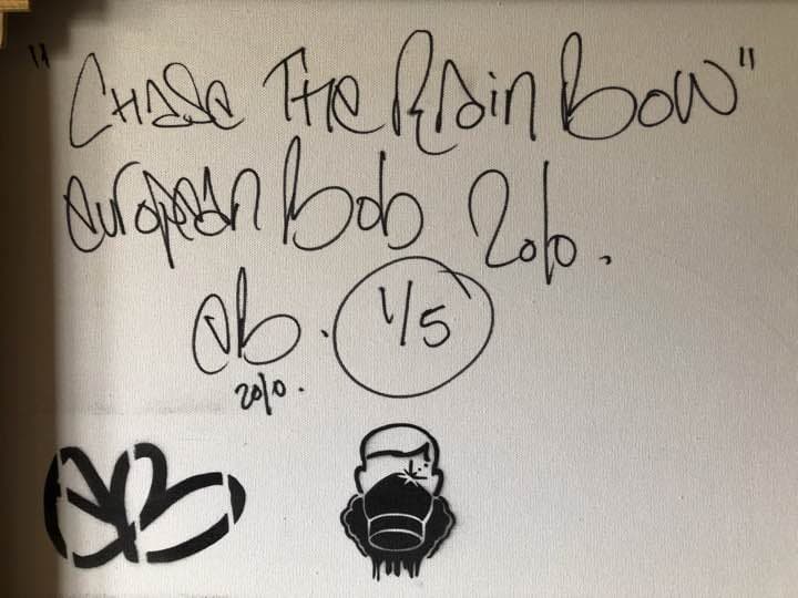 ★Europeam Bob作品『Chase The Rainbow』Banksy