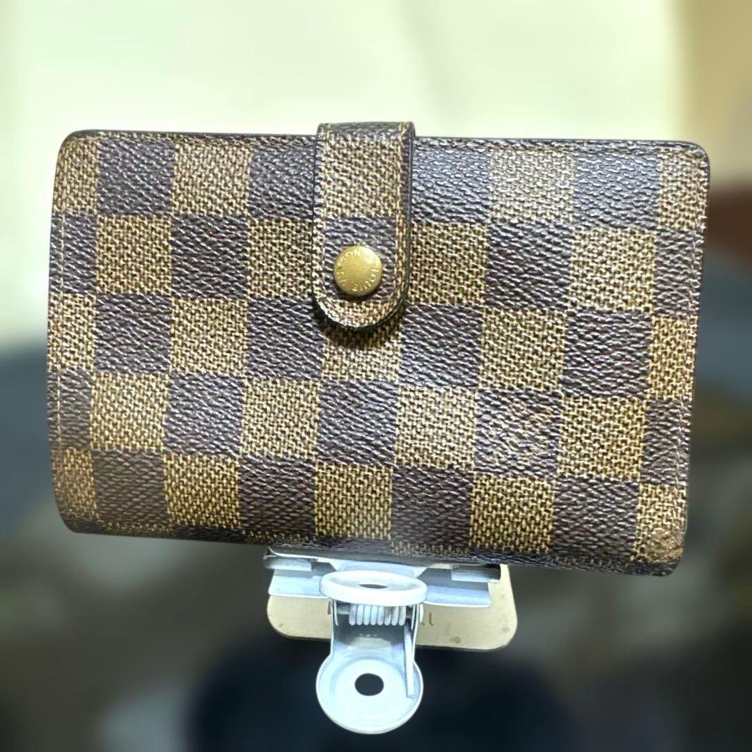 ⑩☆在庫SALE/優良品♪ダミエ がま口 財布