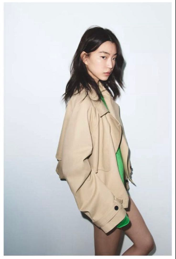 り*ー様 完売品⭐︎ZARA ショートバルーントレンチコート Sコムギ