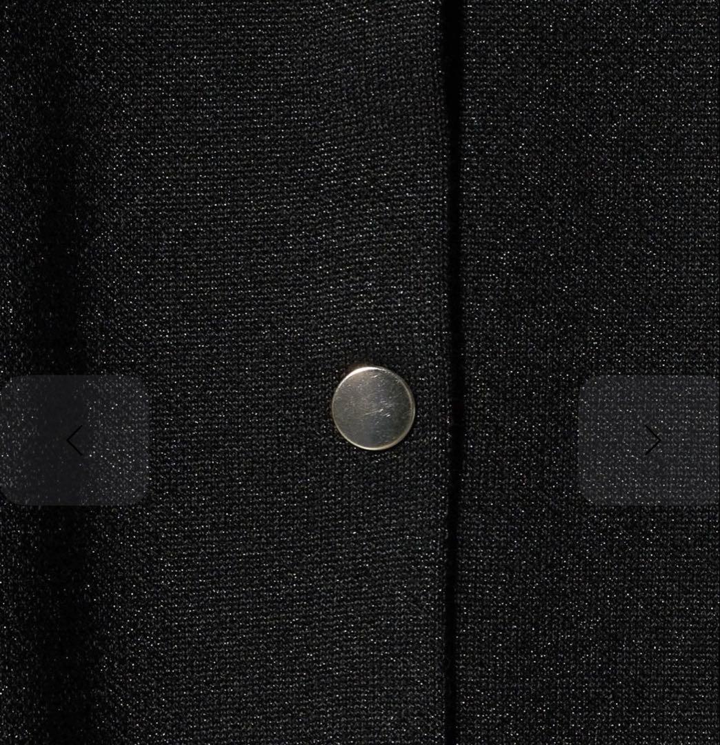 UNITED ARROWS ラメ ニット スウェット カーディガン