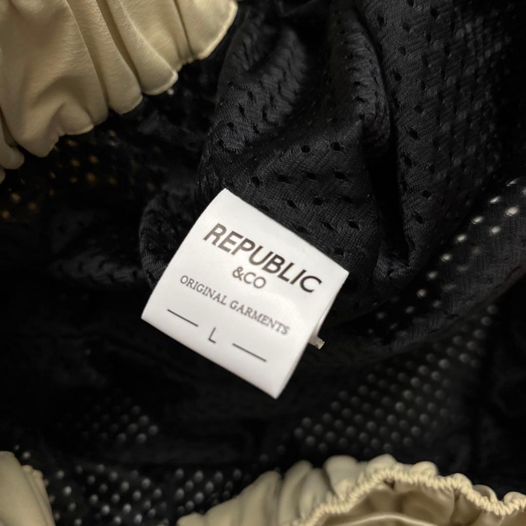 【おしるこ茶太郎】REPUBLIC スノボーウェアセット　XL.L