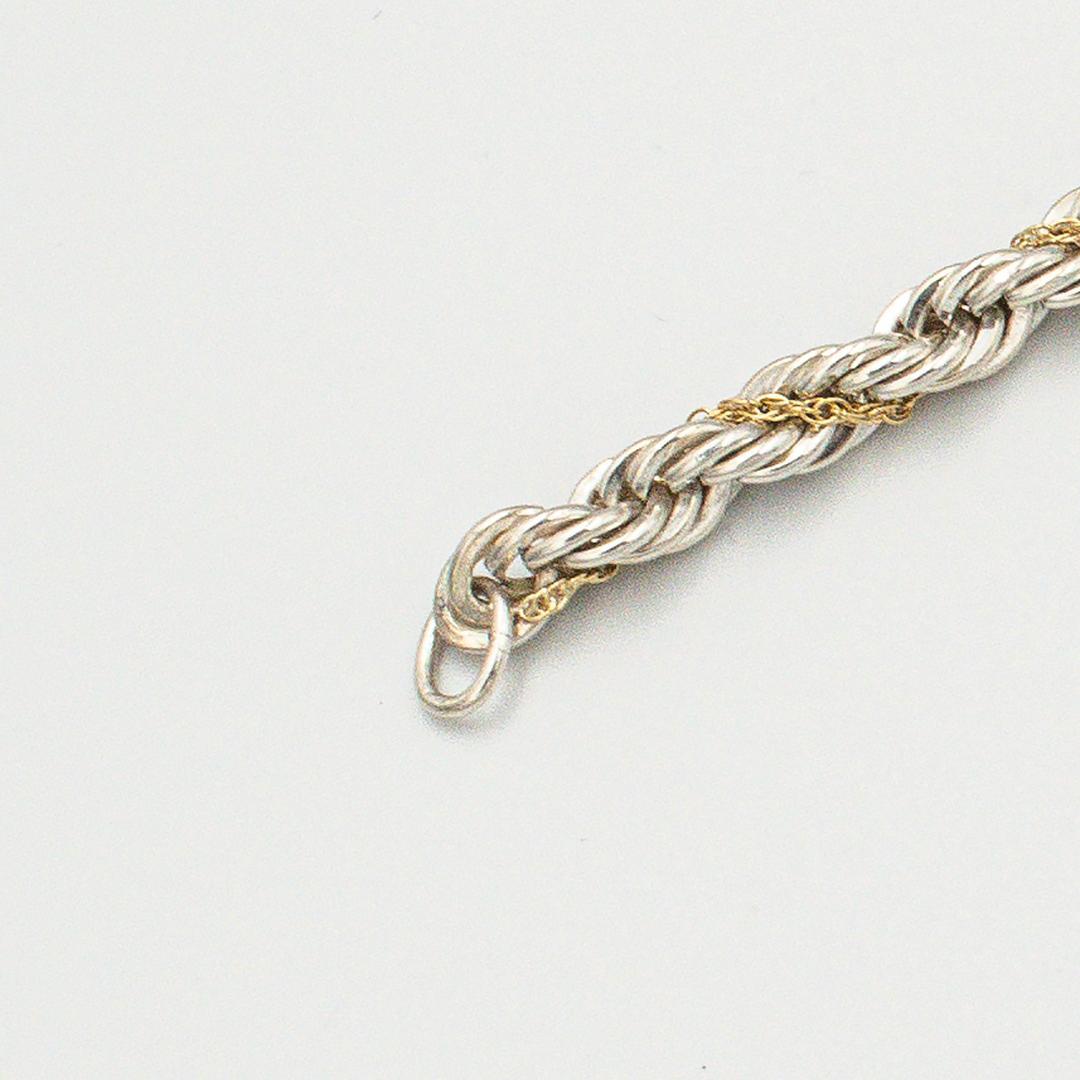 ヴィンテージ ティファニー ツイストロープ ネックレス シルバー 45.9cm