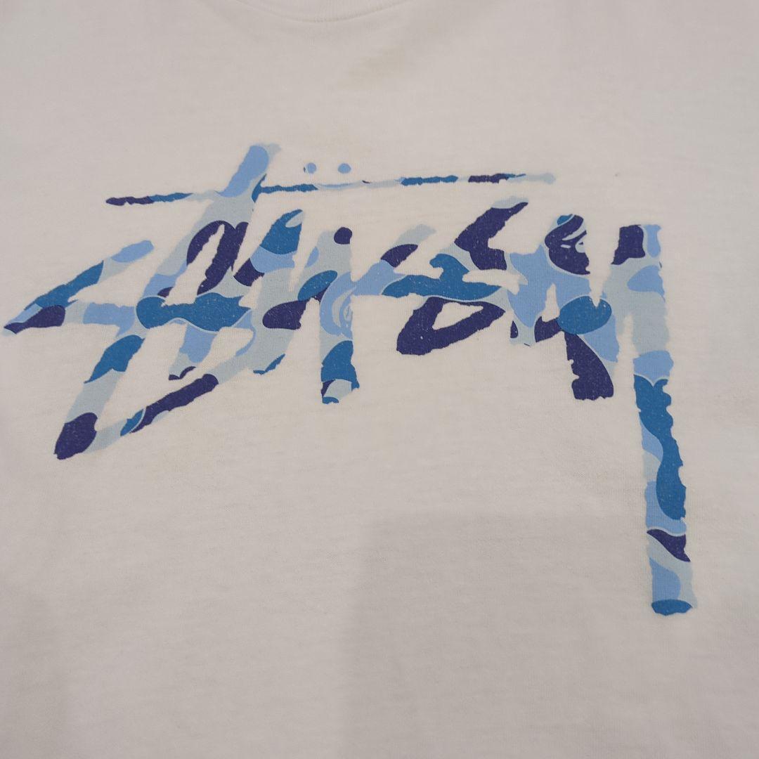 STUSSY 30周年記念 APE コラボTシャツ M