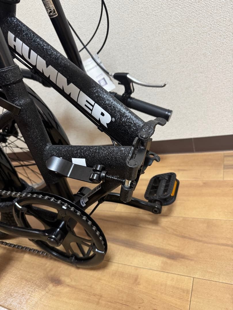 【新品】折りたたみ自転車　ハマー　HUMMER ブラック