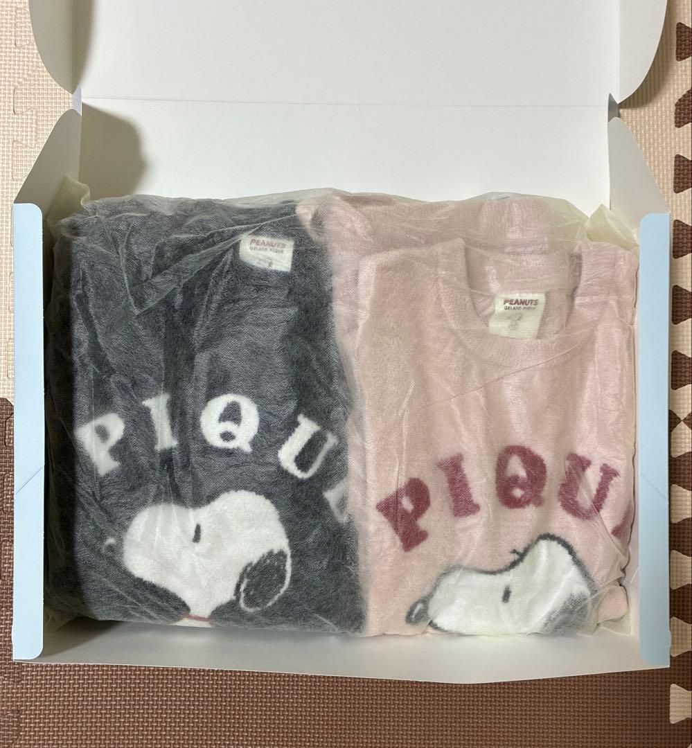 【新品】PEANUTS GELATO PIQUE ルームウェア ネイビー・ピンク