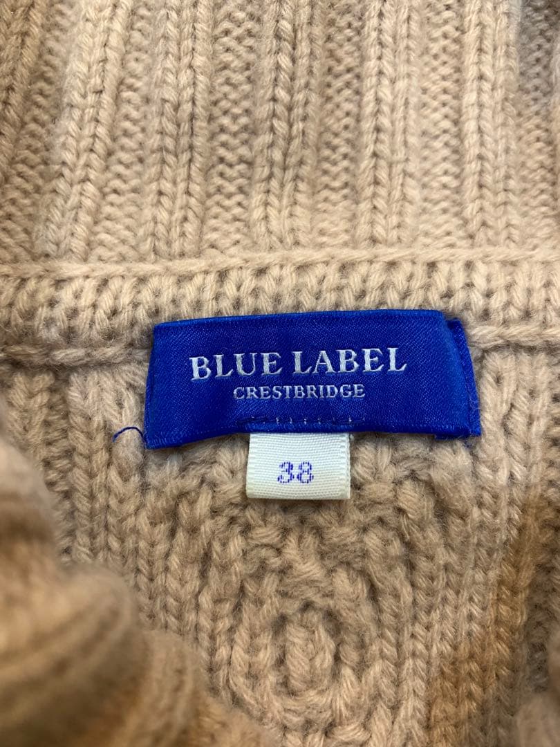 美品 BLUE LABEL CRESTBRIDGE ニットワンピース・ピンク
