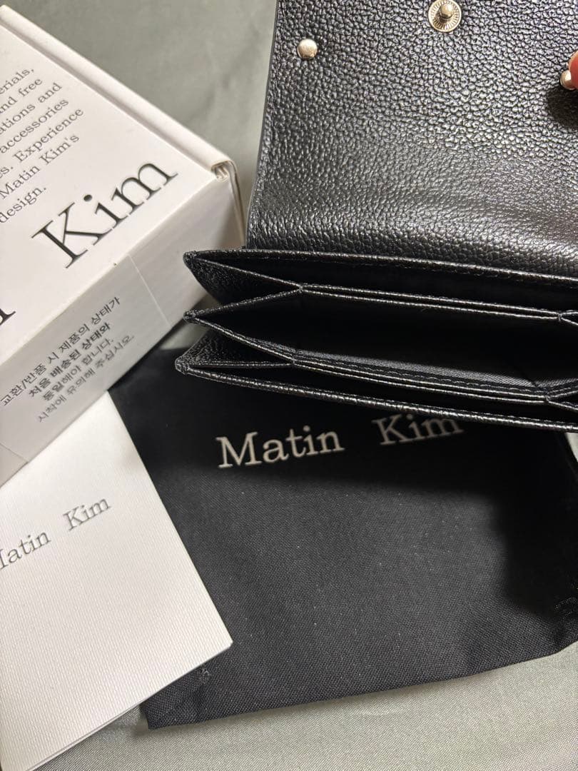 Matin Kim ブラック 財布