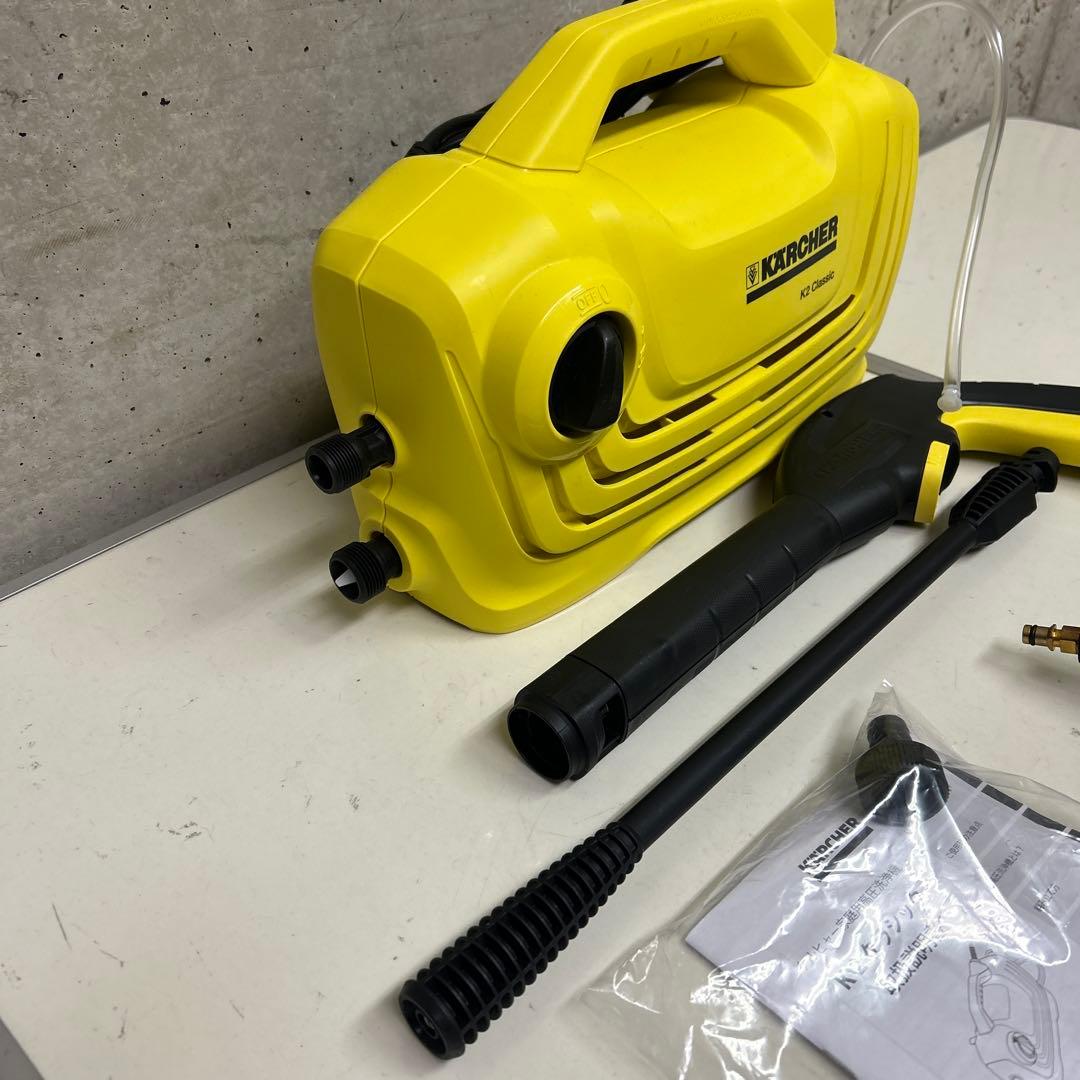新品　箱無し　KARCHER 高圧洗浄機　K2クラシック　水道ホース付き
