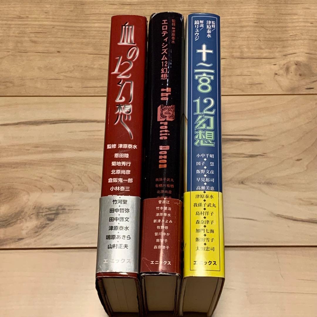 初版帯付set 津原泰水 編 12幻想三部作シリーズ アンソロジー エニックス刊