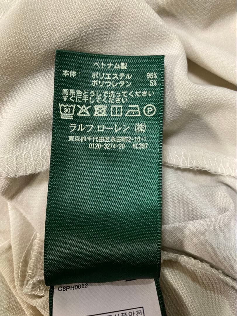 美品✿LAUREN RALPH LAUREN【洗える】ウエストタック ワンピース