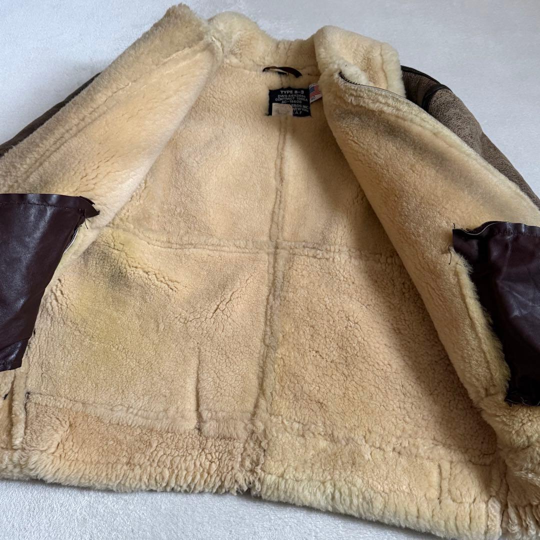 Schott B-3 フライトジャケット シープスキン 40(RKxyD)