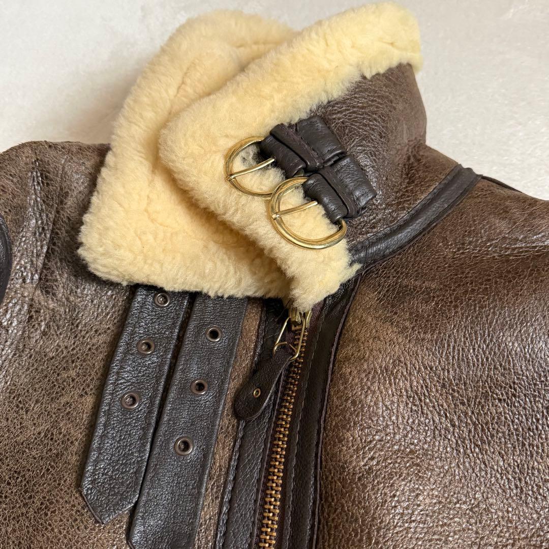 Schott B-3 フライトジャケット シープスキン 40(RKxyD)