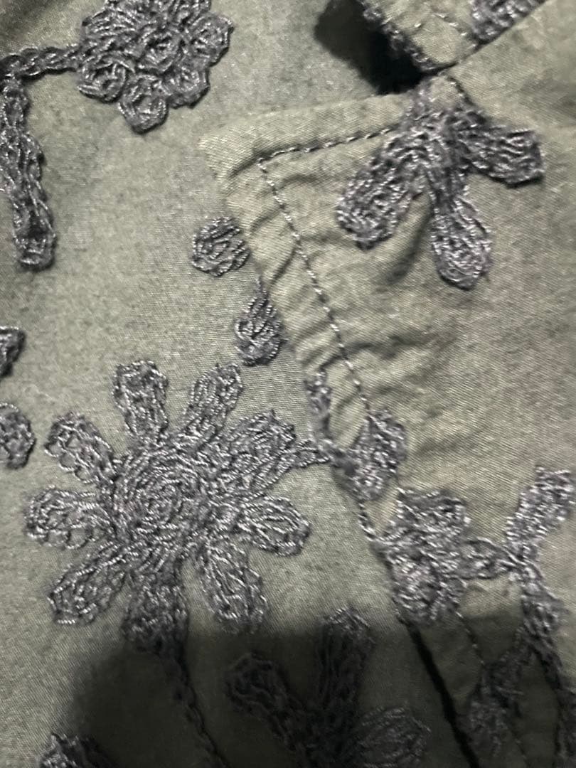エンジニアードガーメンツ 花刺繍アンドーバージャケット S