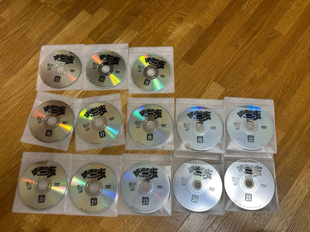 【最終大幅値下げ】はじめの一歩　DVD 45枚セット　レンタル落ち
