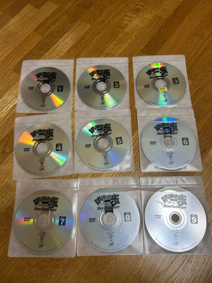 【最終大幅値下げ】はじめの一歩　DVD 45枚セット　レンタル落ち