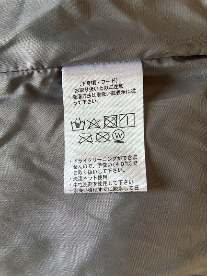 未使用美品　フード付き　ロングダウン　コート　LL