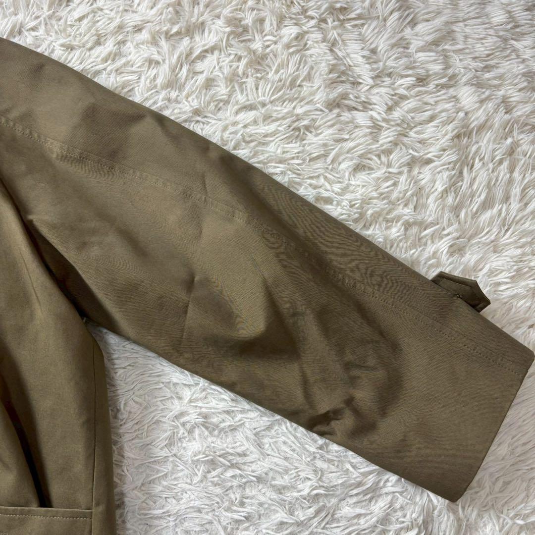 【極美品】COS ショートツイルトレンチコート カーキ Lサイズ