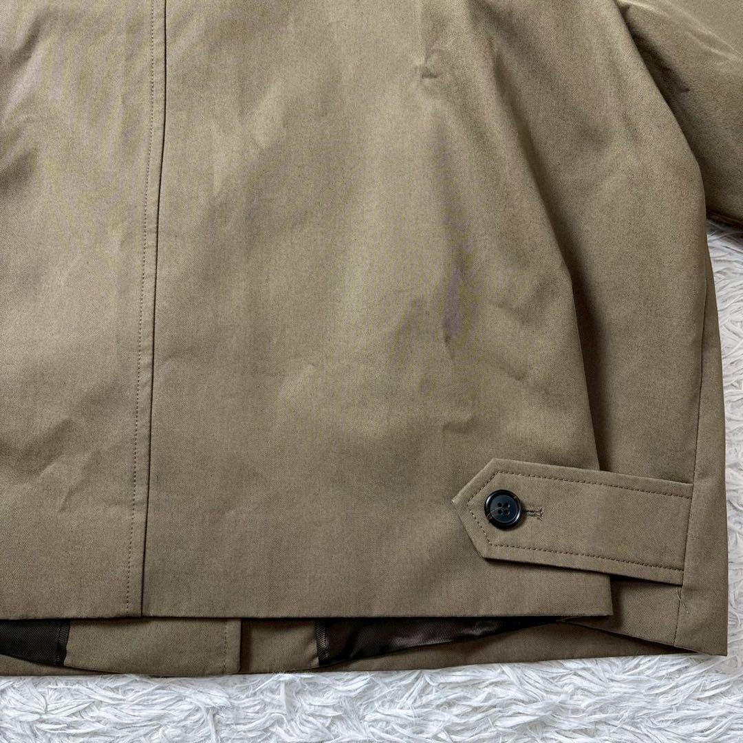 【極美品】COS ショートツイルトレンチコート カーキ Lサイズ