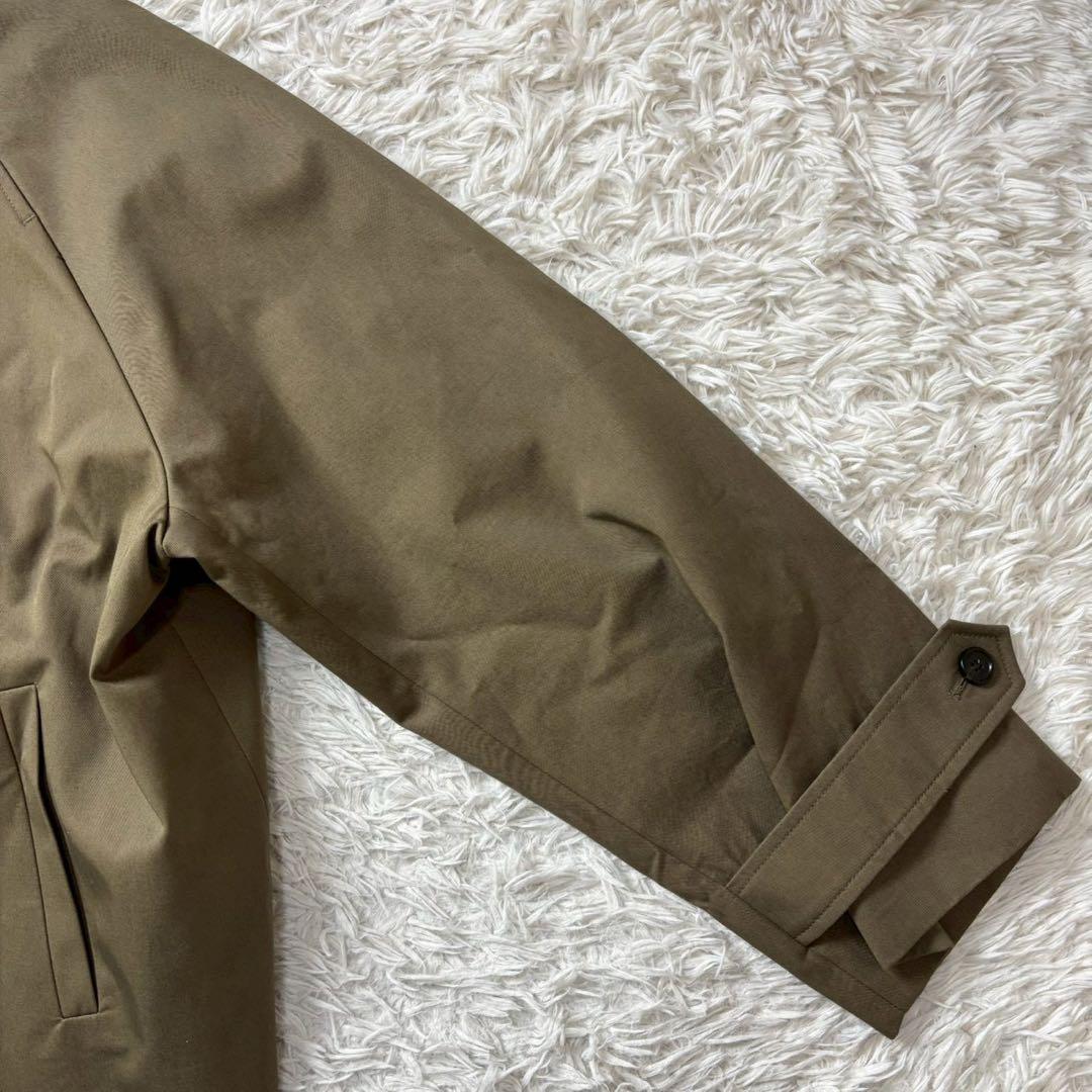 【極美品】COS ショートツイルトレンチコート カーキ Lサイズ