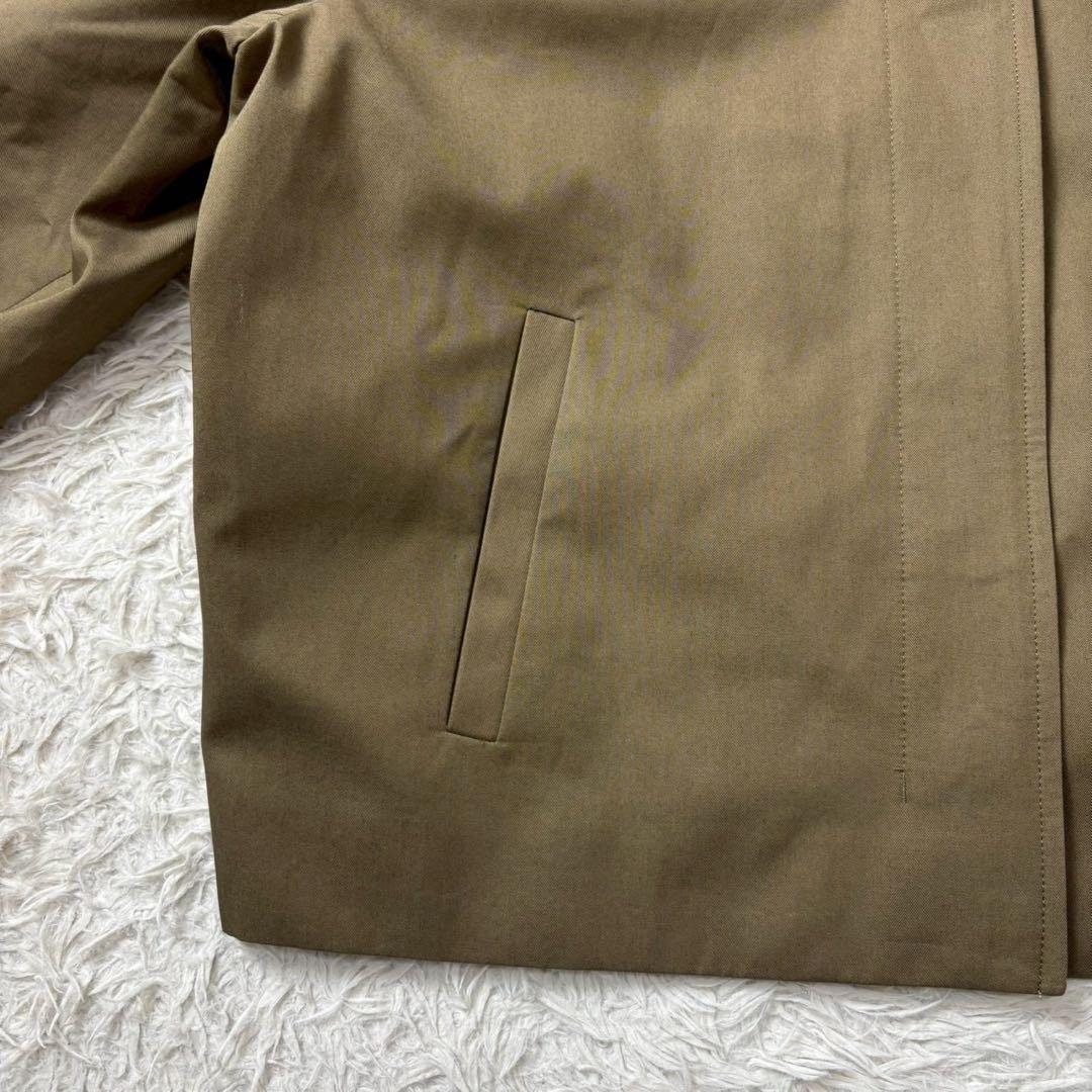 【極美品】COS ショートツイルトレンチコート カーキ Lサイズ