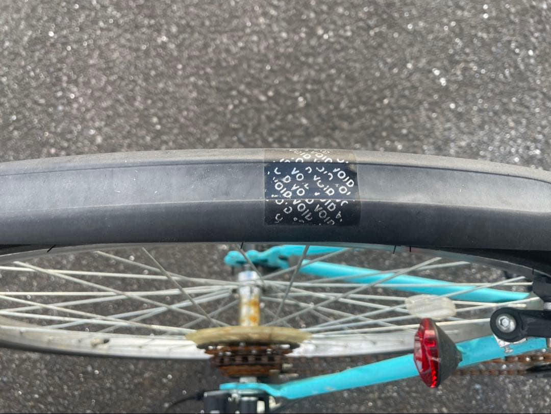 ★引取り限定　千葉県稲毛近辺★ サックスブルー　クロスバイク　26インチ　中古